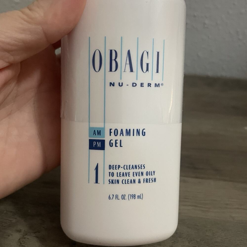 Obagi Nu Derm Foaming Gel Cleanser 6.7oz 198ml NEW SEALED $55 MSRP Brand Direct - Picture 2 of 4